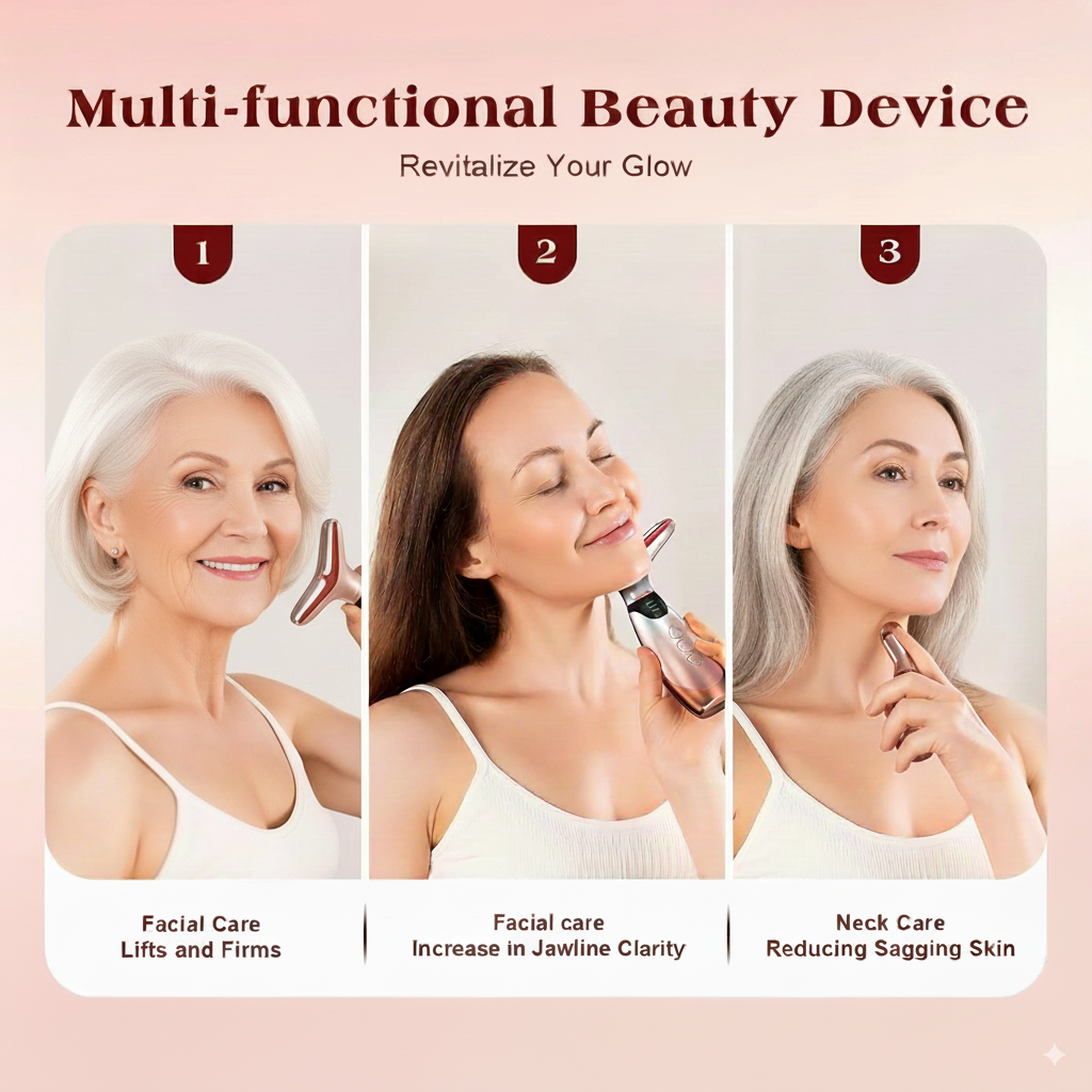 VitaLume - Facial Massager, Red Light Therapy